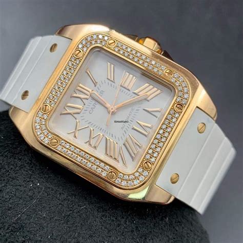 cartier santos adlc price|cartier santos 100 diamond bezel.